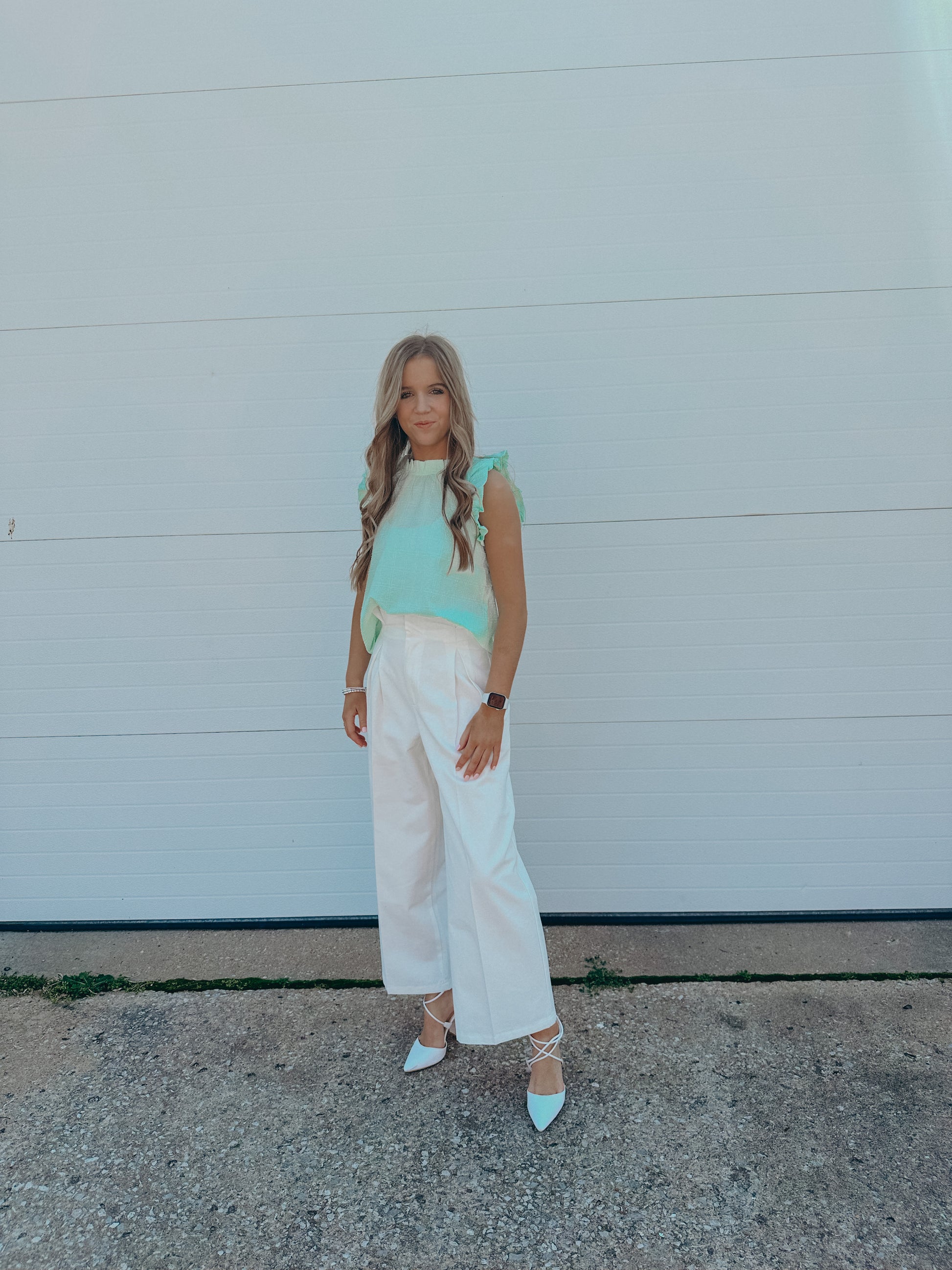 The Sunrise Top - Mint