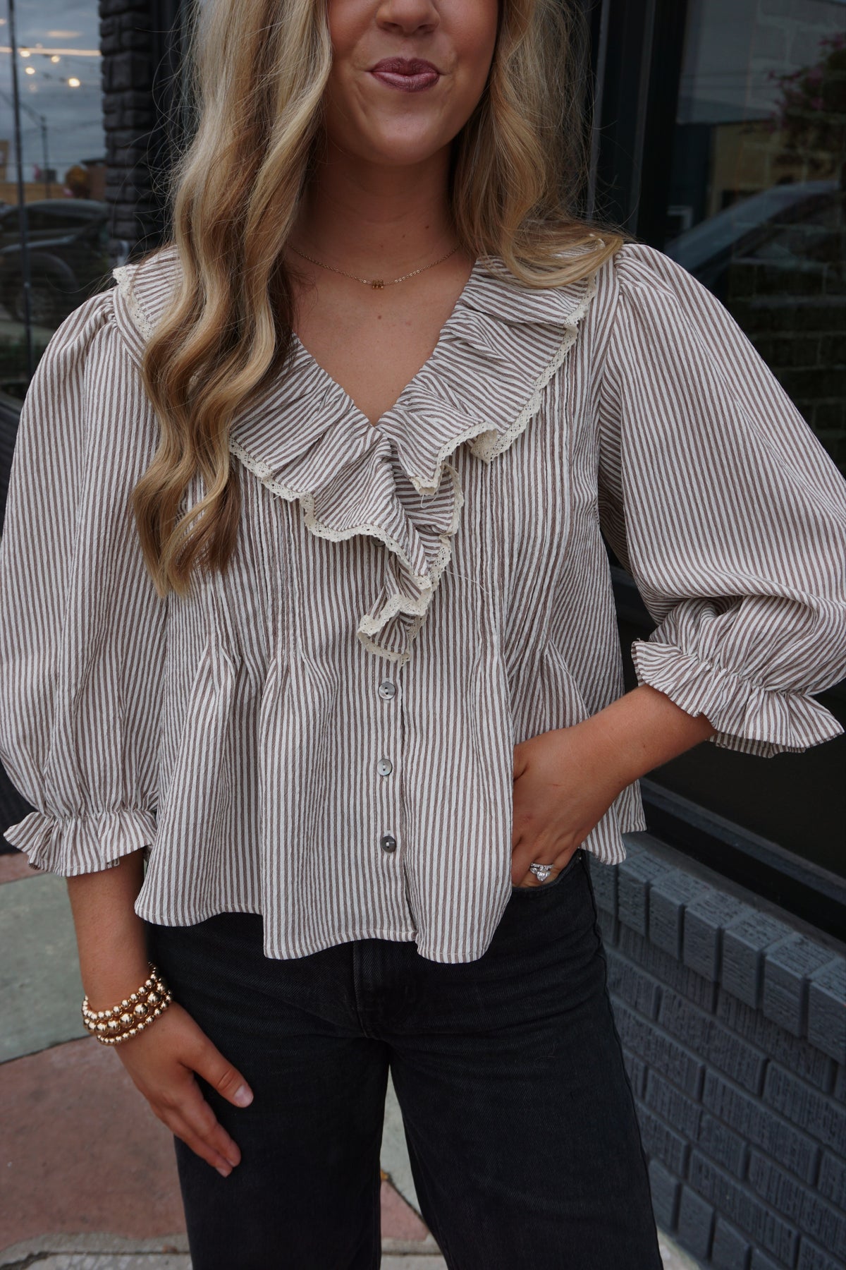 The Kamari Ruffle Top