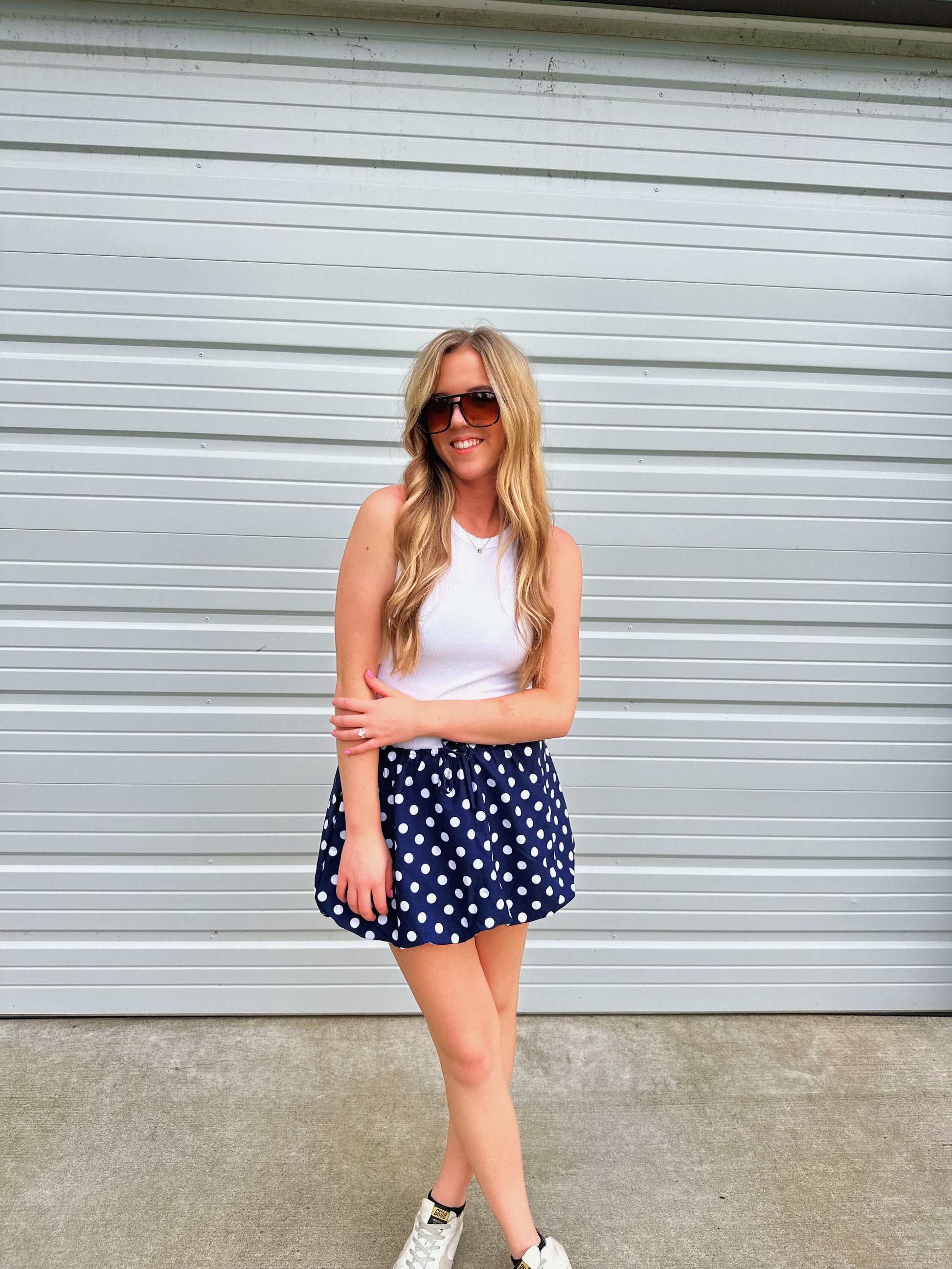 Maggie Polka Dot Bubble - Skirt