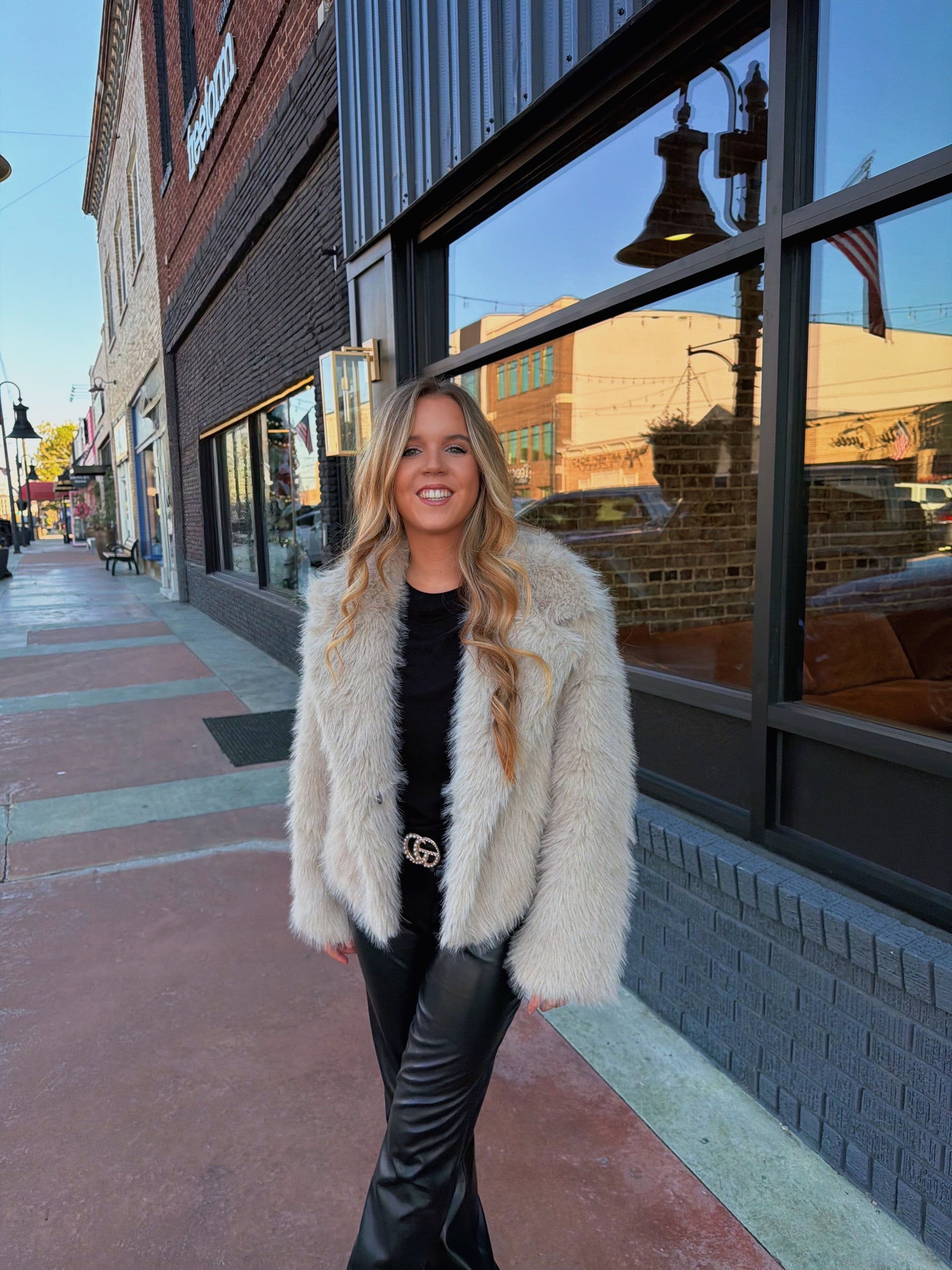 The Jackie Faux Fur Coat