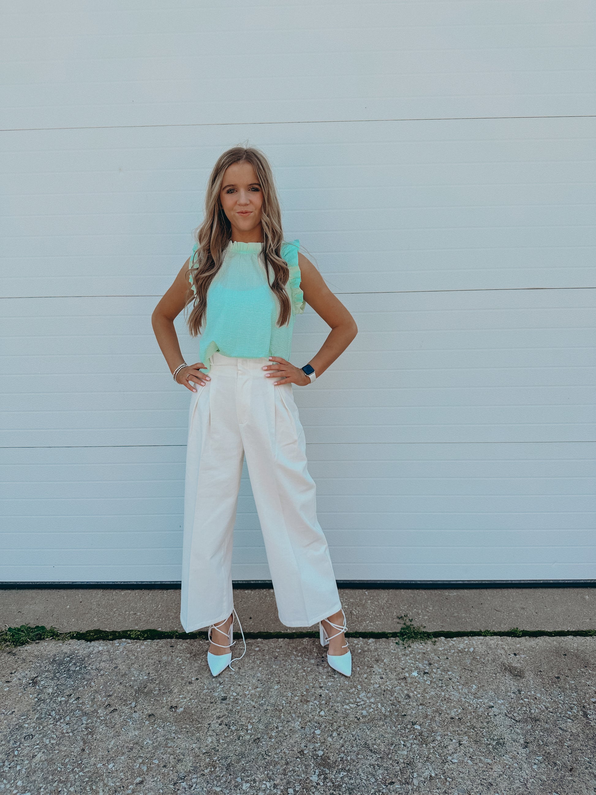 The Sunrise Top - Mint