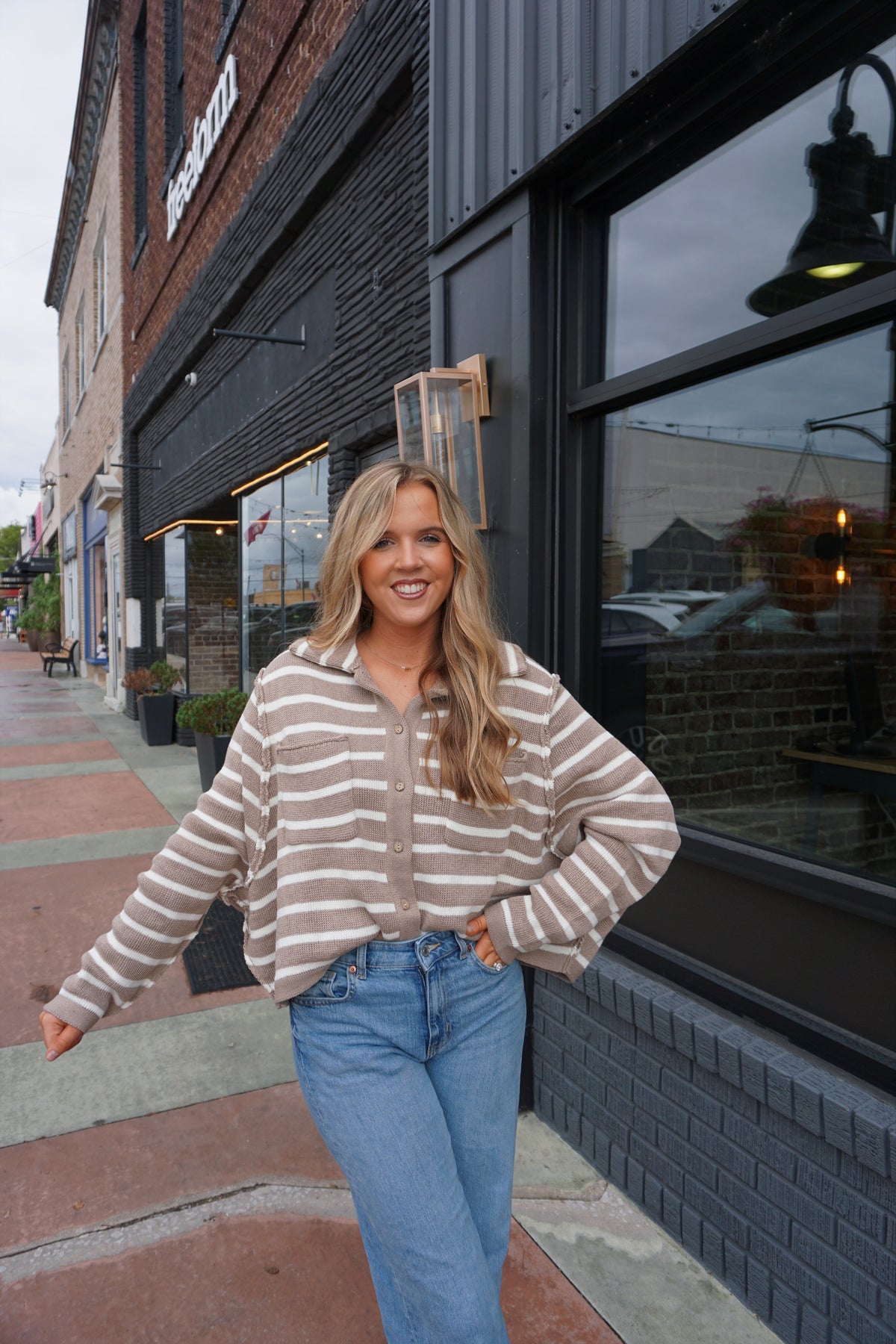 The Hannah Taupe Cardigan