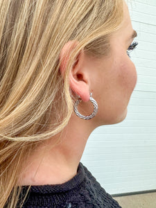 The Silver Sarah Earring