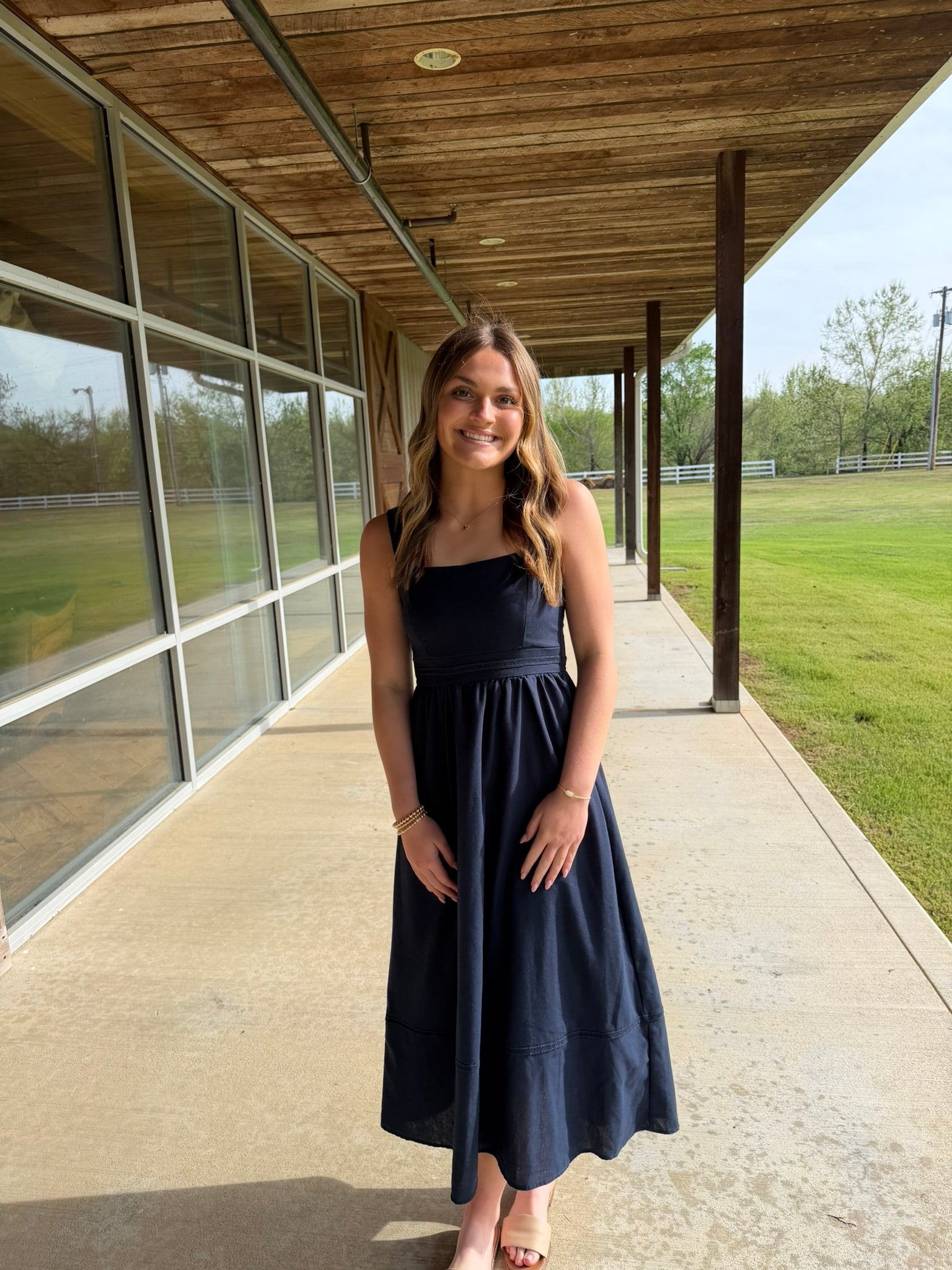 The Ava Dress - Navy