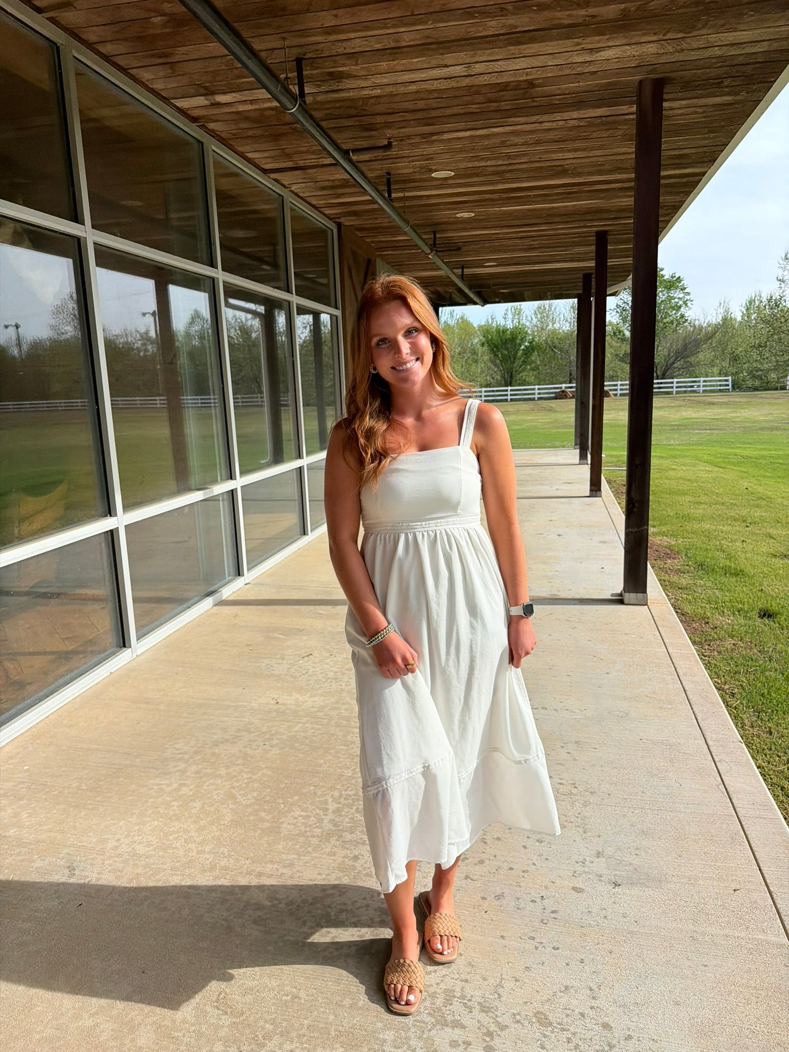 The Ava Dress -White