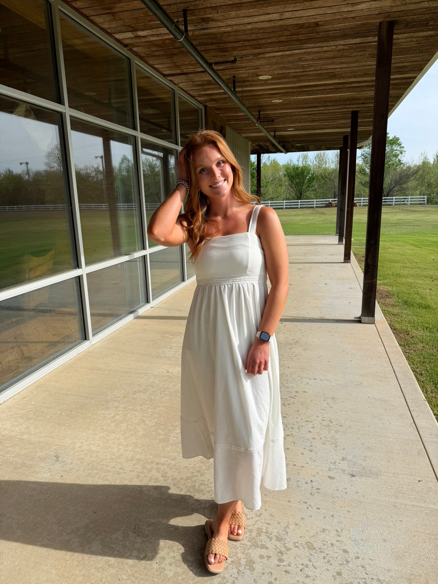 The Ava Dress -White