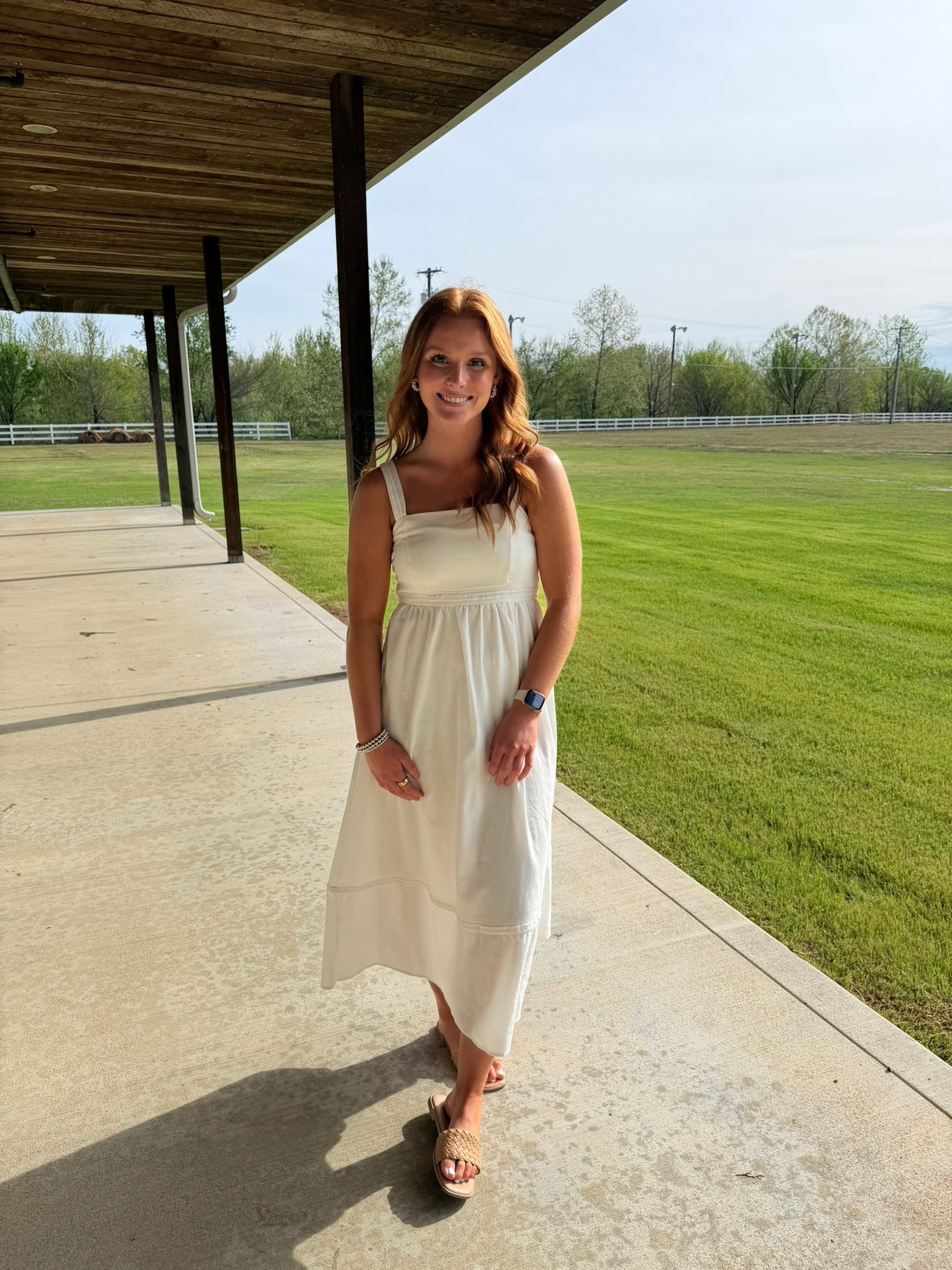 The Ava Dress -White